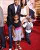 Reggie Miller, sister Tammy Lindsay, neice Carolyn Rose and nephew Michael Jr. at the World Premiere of TANGLED