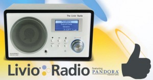 Livio Radio featuring Pandora | © 2010 Livio Radio