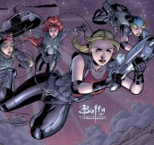 Buffy and the Slayers from BUFFY THE VAMPIRE SLAYER SEASON EIGHT | © 2011 Dark Horse Comics