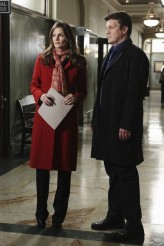 Stana Katic and Nathan Fillion in CASTLE - Season 3 - "Law & Order" | ©2011 ABC/Karen Neal