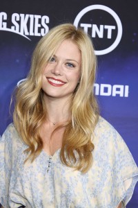 Claire Coffee at the premiere s...