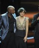 Javier Colon, Dia Frampton and Carson Daly on THE VOICE - Season 1 - The Finals Results Show | ©2011 NBC/Lewis Jacobs