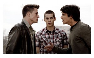 Colton Haynes, Dylan O'Brien and Tyler Posey in TEEN WOLF - Season 1 - "Co-Captain" | ©2011 MTV