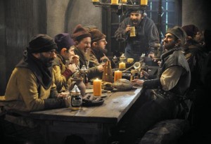 Lee Arenberg, Jeffrey Kaiser, Michael Coleman, Faustino Di Bauda, Geoff Gustafson and Gabe Khouth in ONCE UPON A TIME - Season 1 - "Dreamy" | ©2012 ABC/Chris Helcermanas-Benge