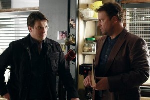 Nathan Fillion and Adam Baldwin in CASTLE - Season 4 - "Headhunters" | ©2012 ABC/Ron Tom
