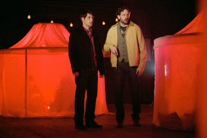 David Giuntoli and Silas Weir Mitchell in GRIMM - Season 1 - "Island of Dreams" | ©2012 NBC/Scott Green