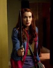Felcia Day guest stars on SUPERNATURAL "The Girl with the Dungeons and Dragons Tattoo" | © 2012 JACK ROWAND/The CW