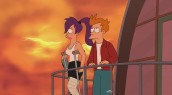 Leela and Fry in FUTURAMA - Season 7A - "A Farewell to Arms" | Futurama TM and ©2012 Twentieth Century Fox Film Corp. All Rights Reserved