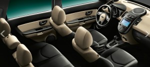 The larger view of the roomy interior of the 2012 KIA SOUL | ©2012 KIA