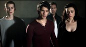 Dylan O'Brien, Crystal Reed, Tyler Posey and JR Bourne in TEEN WOLF - Season 2 - "Master Plan" | ©2012 MTV