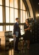 Dr. Leslie Thompkins (Morena Baccarin) visits James Gordon (Ben McKenzie) at the GCPD in The Scarecrow | © 2015 Jessica Miglio/FOX
