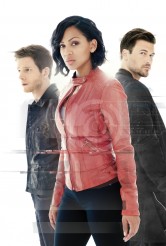 Stark Sands as Dash, Megan Good as Det. Laura Vega and Nick Zano as Arthur in MINORITY REPORT - Season 1 | ©2015 Fox/