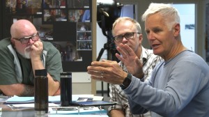 Chris Carter during a production meeting on the next chapter of THE X-FILES | © 2016 Ed Araquel/FOX