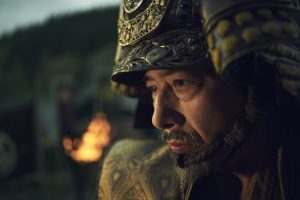 Hiroyuki Sanada as Yoshii Toranaga in SHOGUN miniseries | ©2024 FX Networks/Kurt Iswarienko