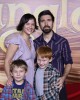 Joshua Gomez, Amy Pham and family at the World Premiere of TANGLED