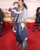 Garcel Beauvais and family at the World Premiere of TANGLED