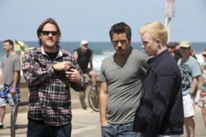 Donal Logue, Michael Raymond-James and Noel Fisher in TERRIERS - Season 1 -"Missing Persons" | ©2010 FX/Patrick McElhenney