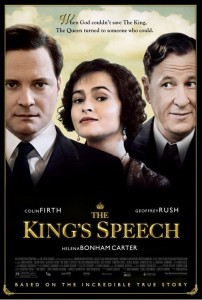 THE KING'S SPEECH movie poster | ©2010 The Weinstein Company
