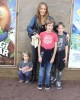 Kim Raver and sons Luke and Leo and friend at the Los Angeles Premiere of YOGI BEAR | 2010© Sue Schneider