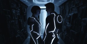 Olivia Wilde and Garrett Hedlund in TRON: LEGACY | ©2010 Disney Enterprises