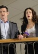 Eddie McClintock, Joanne Kelly in WAREHOUSE 13 - Season 2 - "Secret Santa" | ©2010 NBC Universal