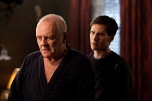 Anthony Hopkins and Colin O'Donoghue in THE RITE | ©2011 Warner Bros.