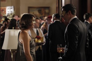 Lauren Cohan and Zachary Levi in CHUCK - Season 4 - "Vs. The Masquerade" | ©2011 NBC/Byron Cohen