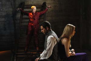 John Larroquette, Zachary Levi and Yvonne Strahovski in CHUCK - Season 4 - "Vs. the Seduction Impossible" | ©2011 NBC