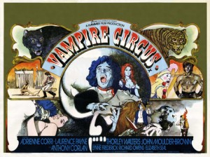 VAMPIRE CIRCUS movie poster | ©1972 Hammer Films