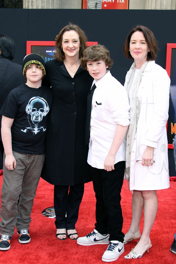 Joan Cusack, Ann Cusack and family at the World Premiere of MARS NEEDS MOMS...