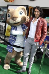 Russell Brand and E.B. at the World Premiere of HOP | ©2011 Sue Schneider