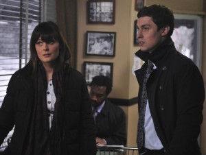 Emily Deschanel and John Francis Daley in BONES - Season 6 - "The Blackout in the Blizzard" | ©2011 Fox/Richard Foreman