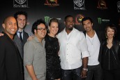 Mortal Kombat Legacy Cast: Shane Warren Jones, Matt Mullens, Kevin Tancharoen, Jeri Ryan, Michael Jai White, Ian Anthony Dale, Maurissa Tancharoen at the Warner Bros. unleashes MORTAL KOMBAT LEGACY | ©2011 Sue Schneider