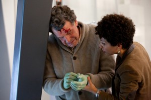 John Noble and Jasika Nicole in FRINGE - Season 3 - "Do Shapeshifters Dream of Electric Sheep" | ©2010 Fox/Liane Hentscher John Noble and Jasika Nicole in FRINGE - Season 3 - "Do Shapeshifters Dream of Electric Sheep" | ©2010 Fox/Liane Hentscher