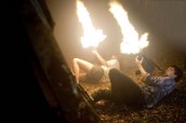 Allison Miller and Landon Liboiron in TERRA NOVA - Season 1 | ©2011 Fox/Brook Rushton