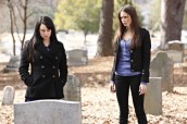 Mia Kirshner and Nina Dobrev in THE VAMPIRE DIARIES - Season 2 - "Know Thy Enemy" | ©2011 The CW/Quantrell Colbert