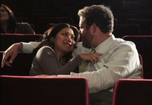 Liza Lapira and David Denman in TRAFFIC LIGHT - Season 1- "Where the Heart Is" | ©2011 Fox/Carin Baer