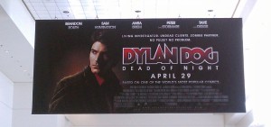DYLAN DOG: DEAD OF NIGHT Banner poster at WonderCon 2011 | ©2011 Assignment X/Peter Brown