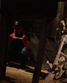Writer-Director Anthony C. Ferrante on the set of HEADLESS HORSEMAN
