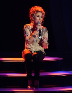 Haley Reinhart performs on AMERICAN IDOL - Season 10 - The Final Four | ©2011 Fox/Michael Becker