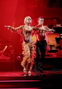 Chelsea Kane and Mark Ballas perform on DANCING WITH THE STARS - Season 12 - Week 10 - "Finals" | ©2011 ABC/Adam Taylor