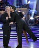 Maksim Chmerkovskiy gives host Tom Bergeron some love on DANCING WITH THE STARS - Week 9 - "Semi-Finals" | ©2011 ABC/Adam Taylor