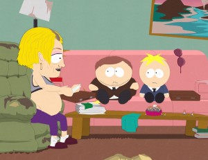 Cartman, Butters and a Crack Whore in SOUTH PARK - Season 15 - "Crack Baby Athetic Association" | ©2011 Comedy Central