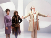 Janet Fielding, Sarah Sutton and Peter Davison in DOCTOR WHO - Season Nineteen - "Castrovalva" | ©1982 BBC