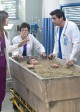 Lake Bell, Megan Mullally, Ken Marino and Rob Coddry in CHILDREN'S HOSPITAL - Season 3 - "Run Doctor Lola Sprat, Run" | ©2011 Warner Bros./Darren Michaels