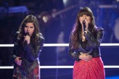 Xenia and Sara Oromchi perform on THE VOICE - Season 1 - “Battles, Part 4” | ©2011 NBC/Lewis Jacobs