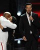 Cee Lo Green, Vicci Martinez, Carson Daly on THE VOICE - Season 1 - Semi-Finals Results Show | ©2011 NBC/Lewis Jacobs
