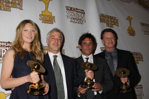 Anna Torv, Jeff Pinkner, Joel Wyman, John Noble at the 37th Annual Saturn Awards | ©2011 Sue Schneider