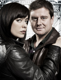 Eve Myles and Kai Owen in TORCHWOOD | ©2008 BBC Eve Myles and Kai Owen in TORCHWOOD | ©2008 BBC