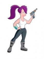 Leela from FUTURAMA | Futurama TM and ©2011 Twentieth Century Fox Film Corp. All Rights Reserved
